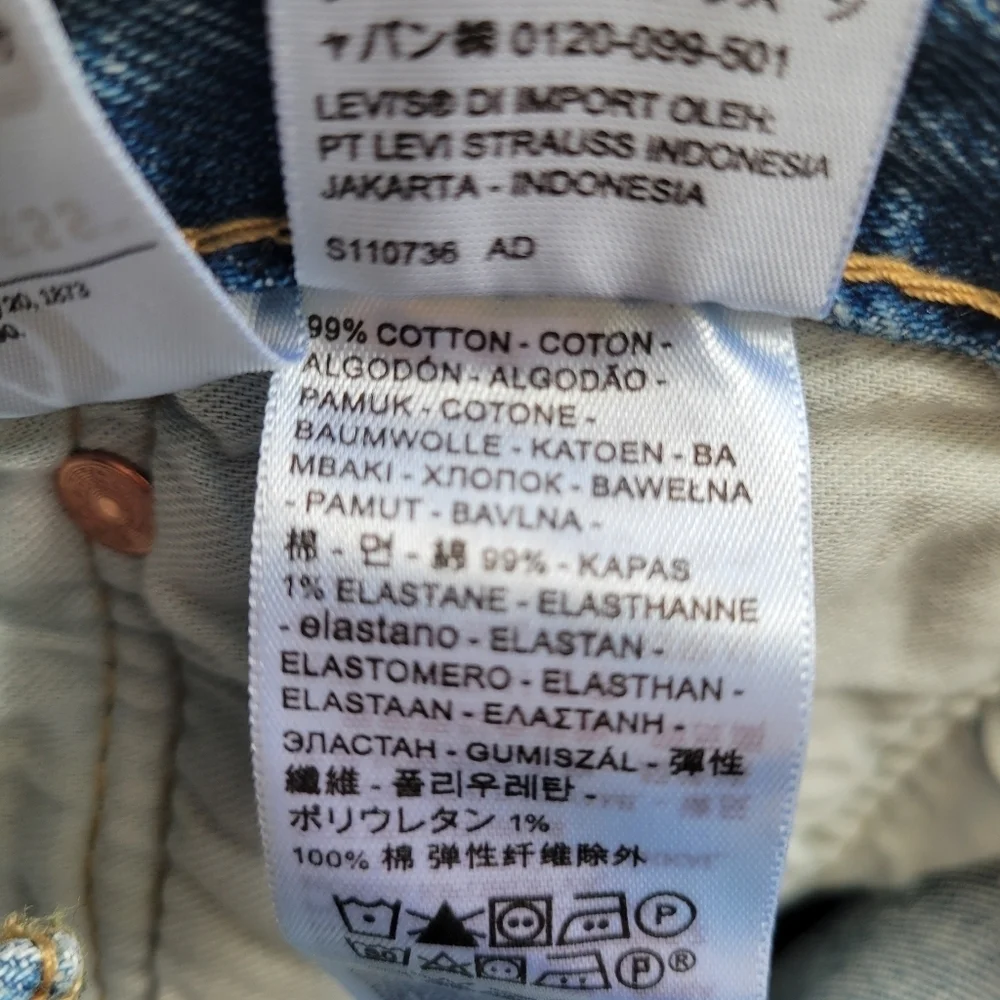 Levi's 501 31x30 Straight Leg  Jeans.